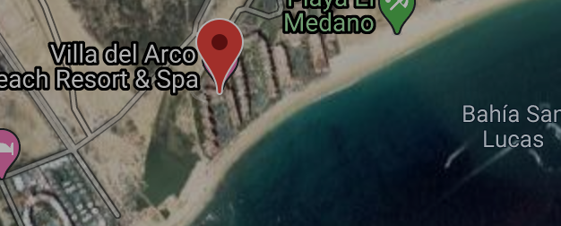 map view Villa del Arco resorts